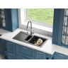 Мойка OMOIKIRI SAKAIME 86-2-GR Tetogranit/leningrad grey 4993560