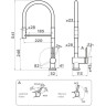 Смеситель OMOIKIRI KANTO-2 PLUS-SB-C-WH латунь/хром/белый 4994400